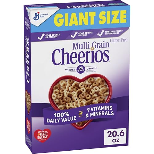 Multi Grain Cheerios, Heart Healthy Breakfast Cereal,...