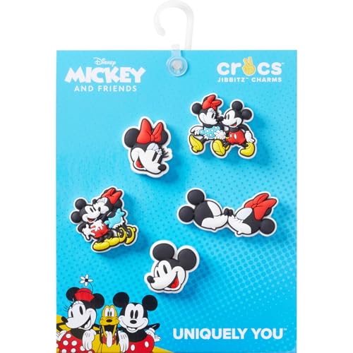 Image of Crocs Jibbitz Mickey & Friends Disney Shoe Charm Packs, Minnie Mickey Cute, 5-Pack