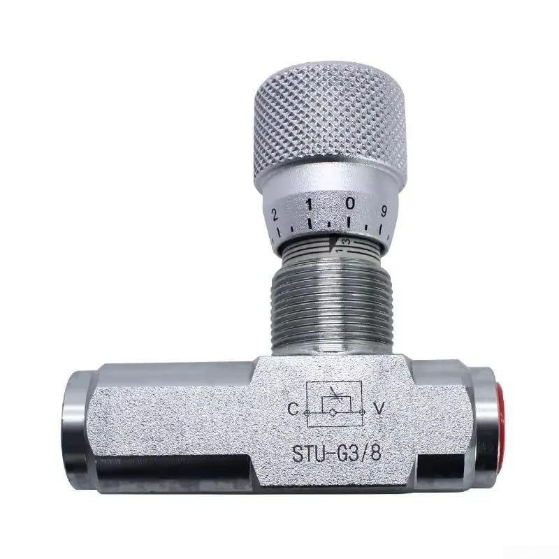 Vanne de régulation de débit hydraulique anti fuite raccord G1/4 femelle NPT STU