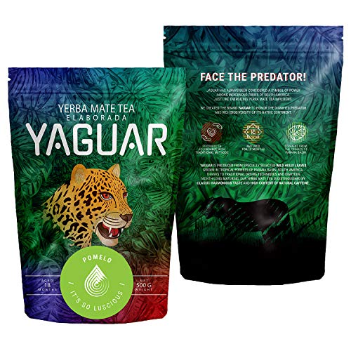 Mate Tee Yaguar Pomelo 500g Mate Tee mit Pampelmuse Früchten Brasilianischer Mate Tee Mate Tee Gluten-frei Vegan