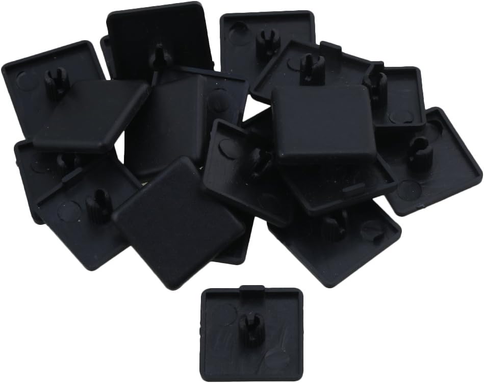 NICELEC industrial 20PCS 20x20mm Extrusion End Cap Aluminum End Cover European Standard Seal Cover