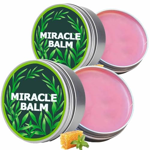 Miracle Balm for Swollen Legs Veins Soothing Relaxing & Comfortable Botanical Formula with Calendula for Back Hands Feet and Body(2BOXS)