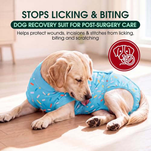 Image of Kuoser Recovery Suit for Dogs After Surgery, Female Dog Onesie for Surgery