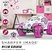 Sharper Image Pixie Cruiser Pink and Purple RC Remote Control Car Toy for Girls with Off-Road Grip Tires Princess Style Big Buggy Crawler w/Flowers