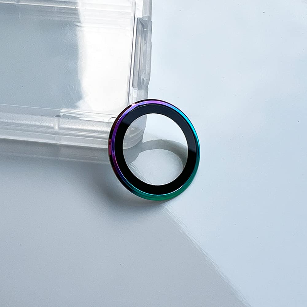 QJONSIU Película Protectora De Cámara Para Motorola Razr 60, [2 Piezas] Anillo De Aleación De Aluminio, Vidrio Templado HD, [Antirayaduras] Para Motorola Razr 60-1