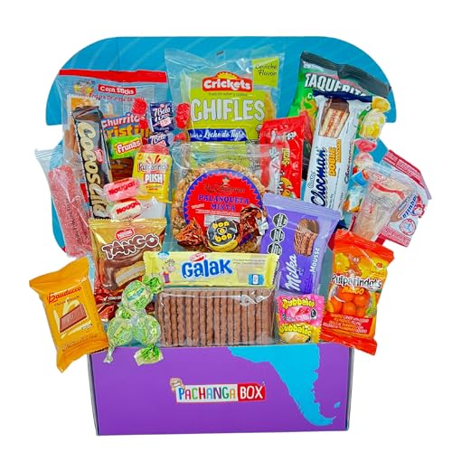 International Hispanic Snack Box - Ideal Gift with Exotic Snacks from Mexico, Argentina, Colombia, Peru and More! (Large, 30, Count)