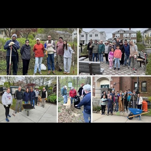 NewtonSERVES volunteers brave raw weather to improve public spaces