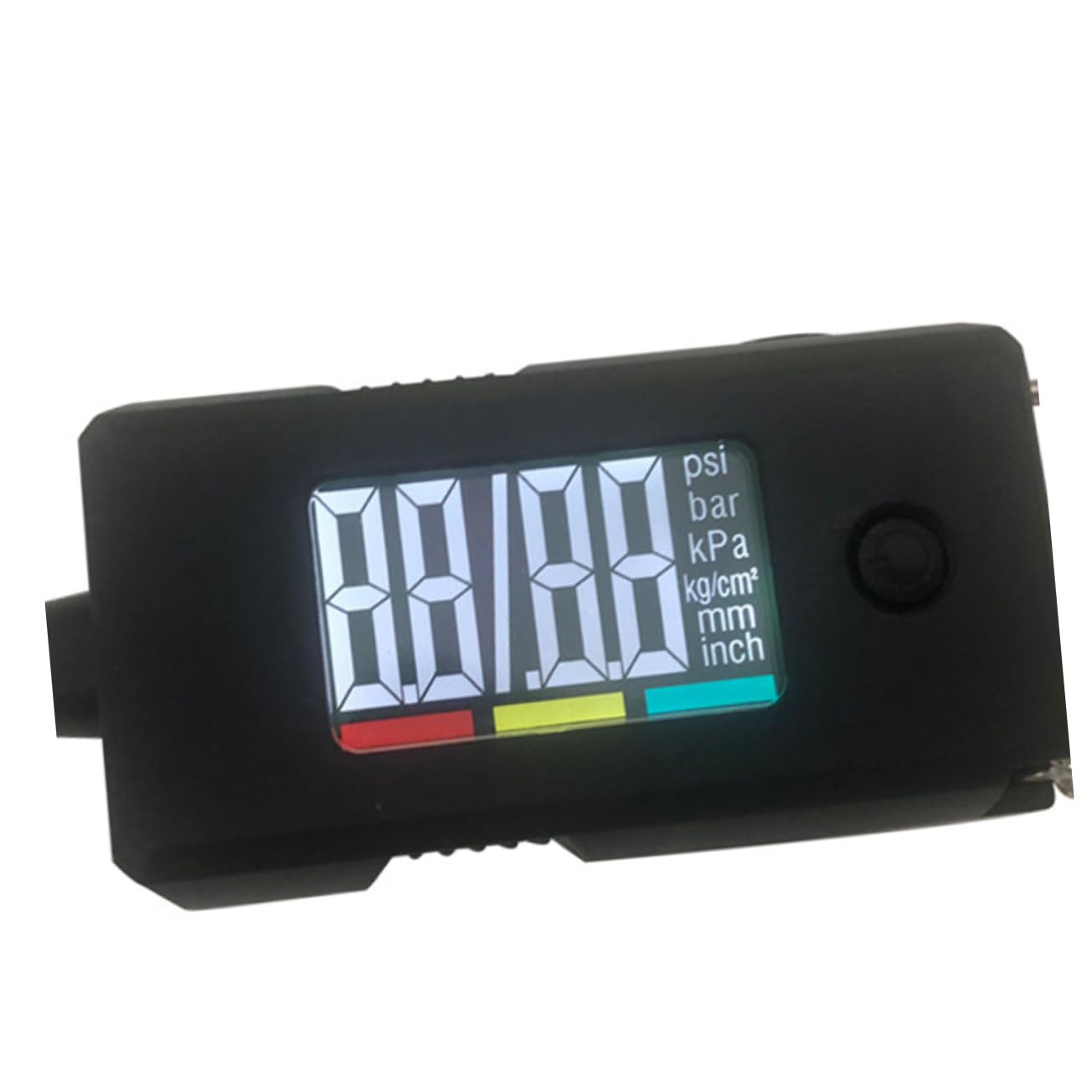 HOLIDYOYO 2 1 Multi Function Digital Tire Pressure Gauge and Tread Depth Gauge for Cars and Trucks Accurate Readings Durable Design Easy to Use Black Finish