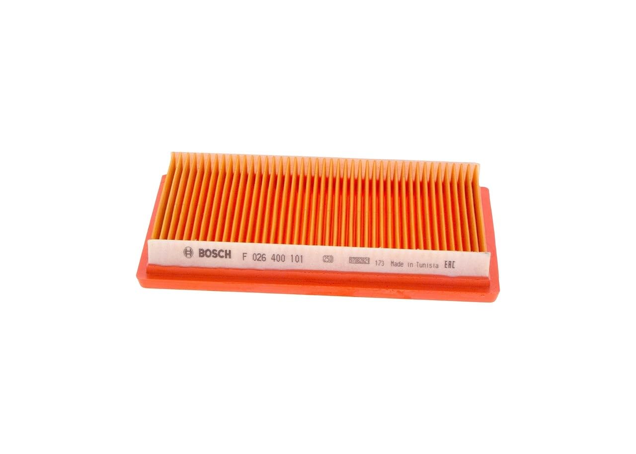 Bosch S0101 Car Air Filter - Separates Particles from the Air Intake - Moisture-resistant plus High Tensile Strength