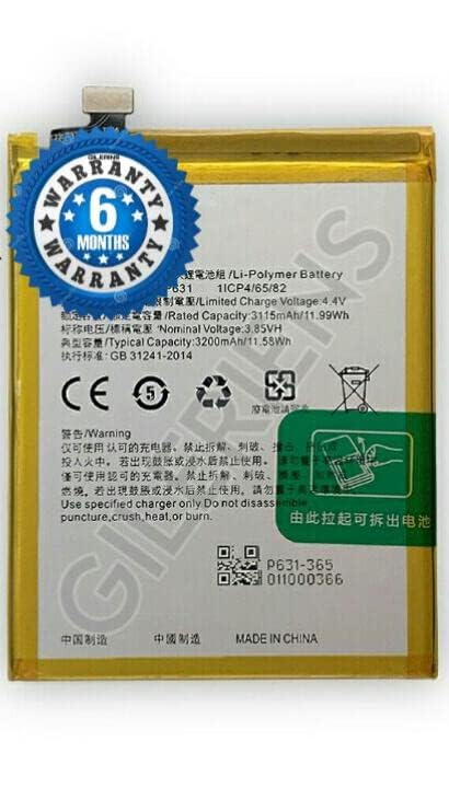 Image of Original BLP631 Battery for Oppo F3, F5, A77, F5 Youth Battery with 6 Month Warranty*** (Z00050)