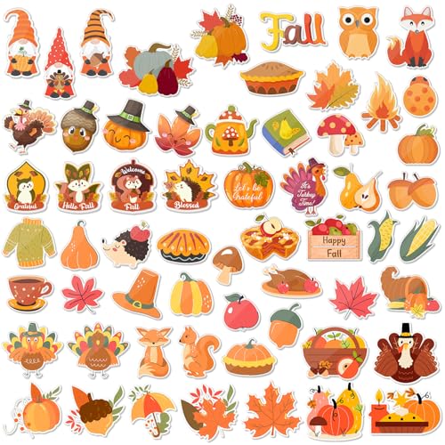 60 Pcs Fall Pins Bulk Christmas Brooches Cute Acrylic Pins for Bags Hat Clothes Accessories 60 Styles Exchange Gifts