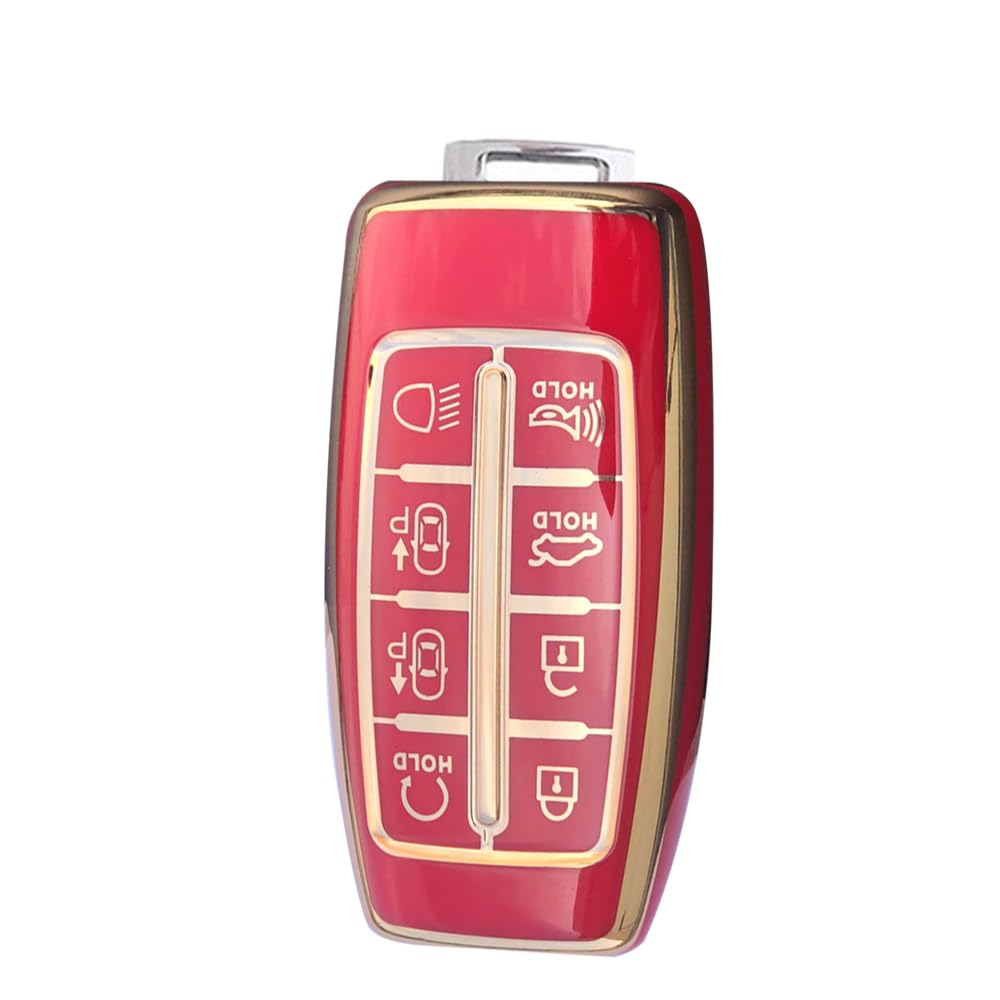 Coque de clé Genesis G80 GV80 G70 8 boutons protection télécommande - 8