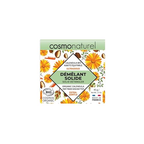 Cosmo Naturel Démêlant Solide Ultra Doux Calendula Karité Bio 45g Cover