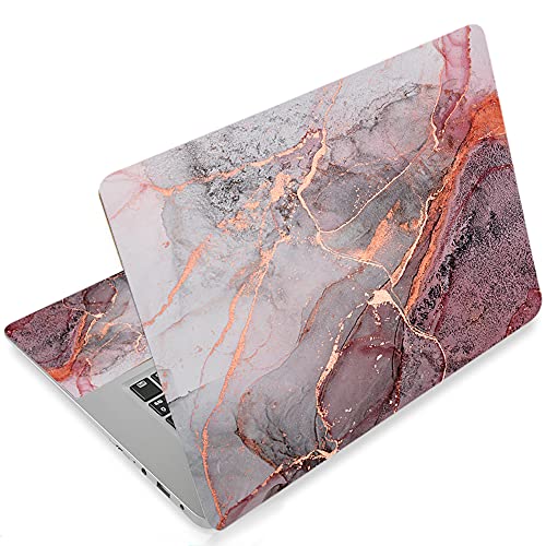 Autocollant pc portable marbre réutilisable pour travailler au café