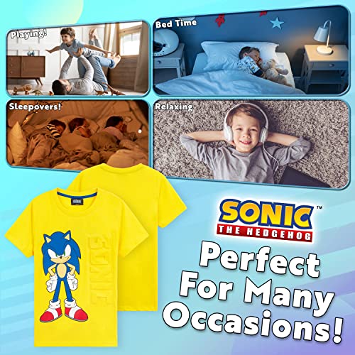 Sonic The Hedgehog Pyjamas for Boys Short Summer PJs Soft Breathable Lounge Wear Gamer Gifts for Boys4