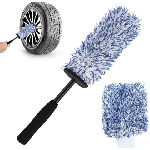 ALLOMN Car Duster with Washable Microfiber Cover