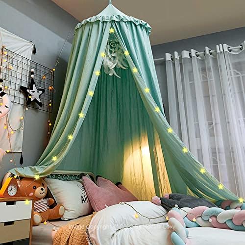 Buy Hommi Lovvi Bed Canopy for Girls, Dreamy Frills Ceiling Hanging