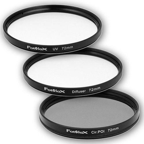 Fotodiox Filter Kit, Uv, Circular Polarizer, Soft Diffuser, 72Mm For Canon, Nikon, Sony, Olympus, Pentax, Panasonic Camera Lenses. #TOP4