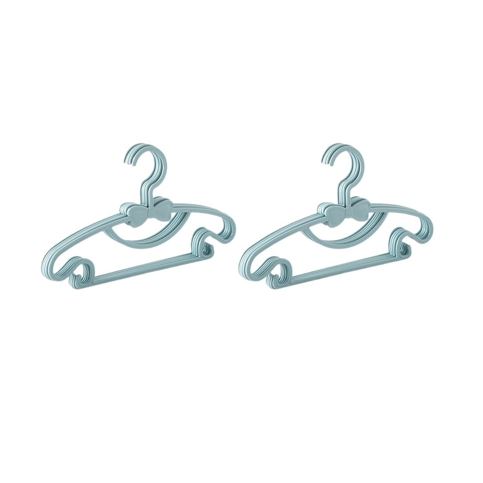 5/10/20/30/50pcs Of Hangers Clothing Closet Storage Hanger Racks(10pcs Blue)