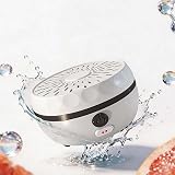 ROVIA Fruit & Vegetable Cleaning Machine: Vegetable Cleaner Device with Multi-Mode Cleaning - Portable Waterproof Food Purifier for Fruits, Vegetables, Meat & Seafood - USB Rechargeable (white)