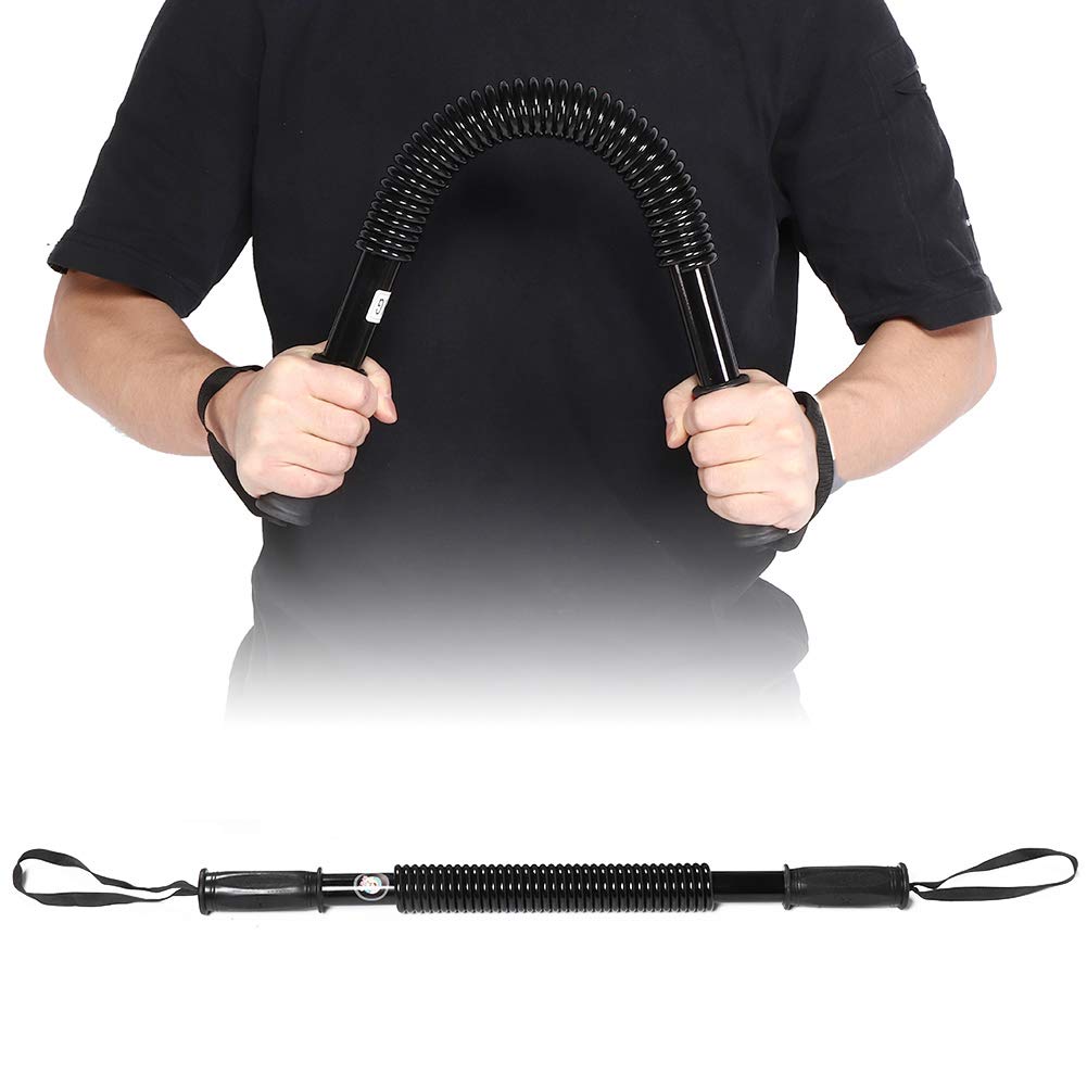Power Twister Bar 20-60KG Spring Chest Expander Arm Expander Trainer Pull Exerciser for Arm Muscle Exerciser (60kg) Combined Fitness Supplies