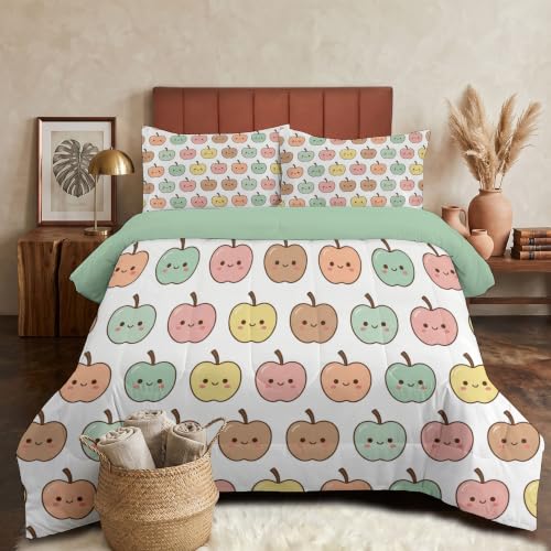 Relleno Nordico 140x200cm reversible verde claro con funda de almohada 2
