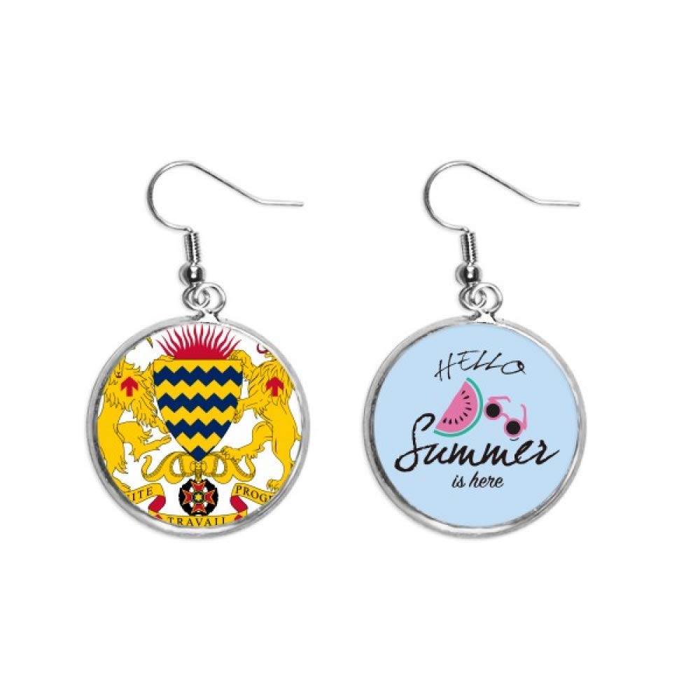 Pendientes de sandía Chad moda de verano accesorio de lóbulo colorido 5