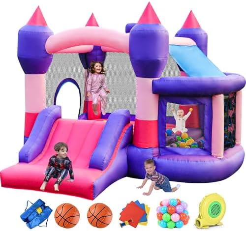 RETRO JUMP Bounce House,Bouncy Castle for Kids,Inflatable Bounce ...