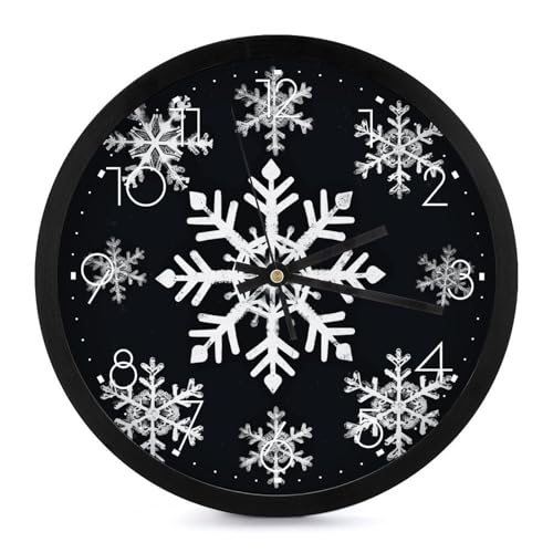 Horloge murale numérique décorative ronde de haute précision esthétique