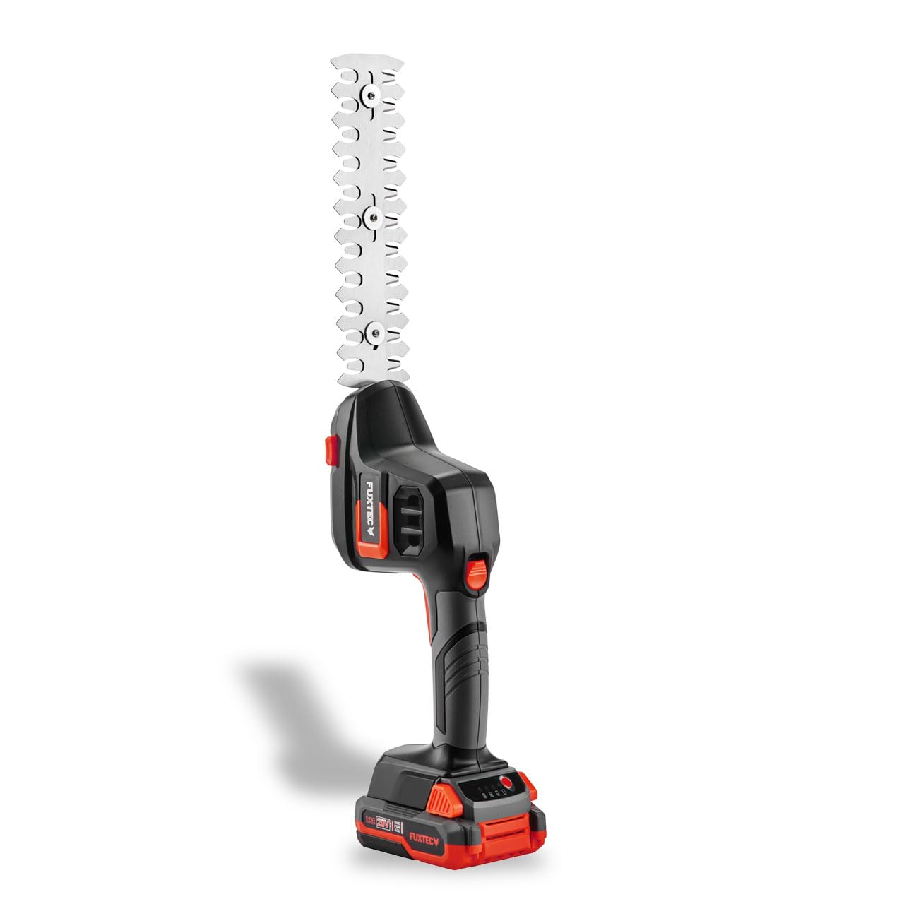 Set Mini motosega potatore a Batteria FUXTEC 20V E1HAS20SET – Peso 1,44Kg, Lunghezza Lama 15cm, Diametro di Taglio 10cm e Velocità della Catena di 4,6m/s