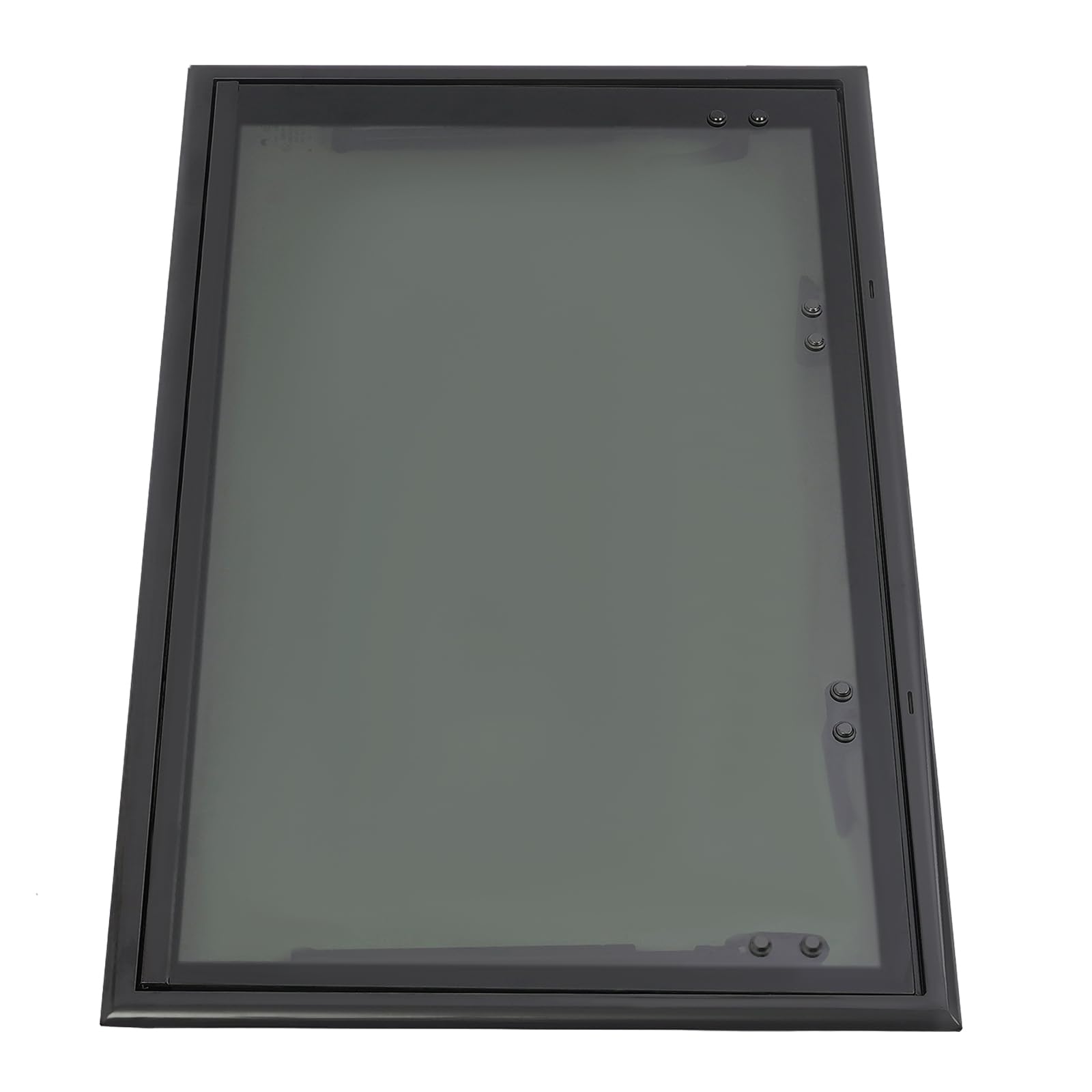 Okno do przyczepy kempingowej 800 x 500 mm, okno wysuwane, do przyczepy kempingowej, okna przesuwne, zewnętrzne okno push z ochroną przed słońcem i spojrzeniami, do przyczep kempingowych, kamperów