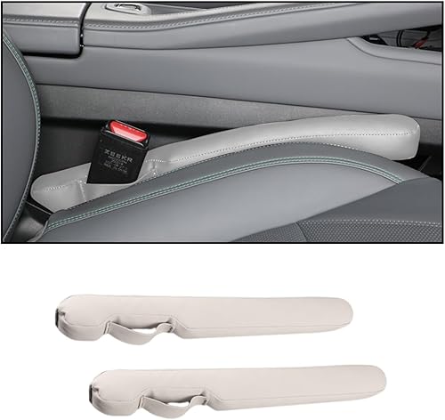 LKAHG Llenador de espacio para asiento de automóvil, paquete de 2 protectores de caídas de cuero de microfibra para asiento de asiento, organizador