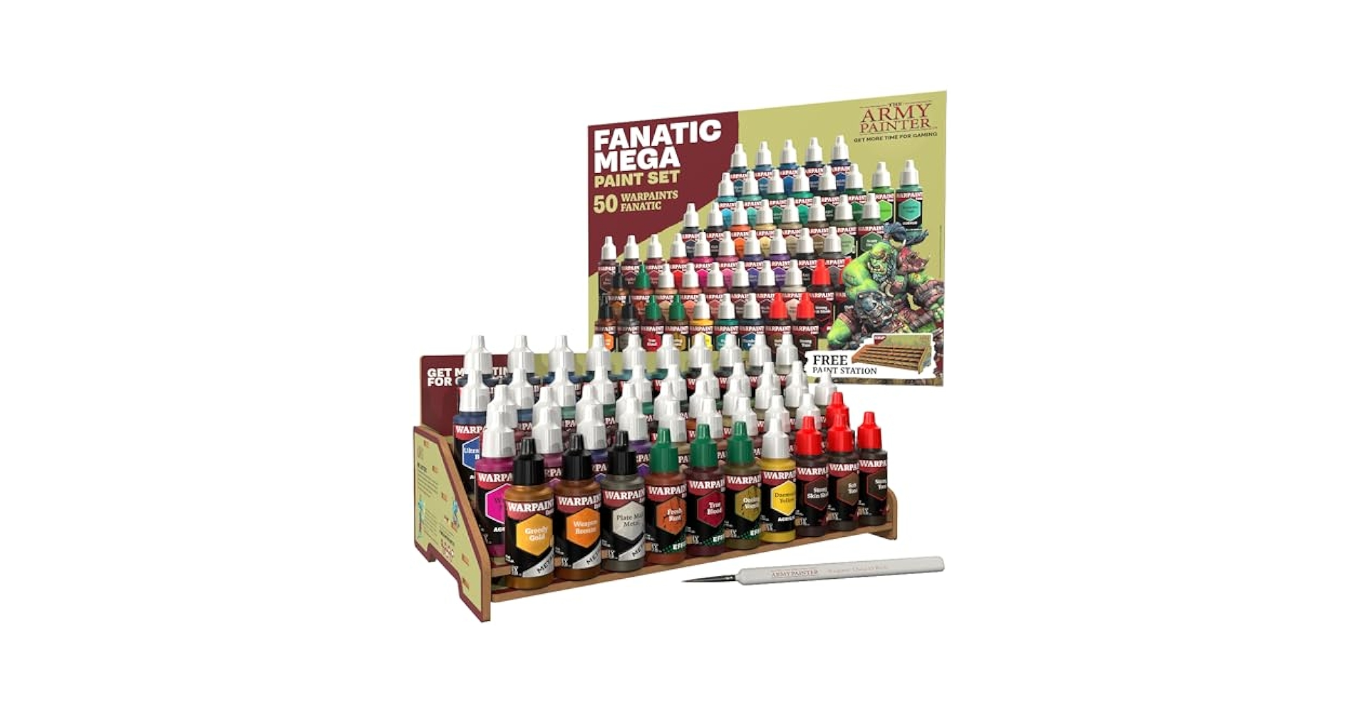 ARMY PAINTER MEGA PAINT SET (合計50色セット) Amazon.com: The Army Painter Warpaints Fanatic Mega Set, 50