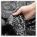 QueenDream Black Sequin Backdrop 4FT x 6.5FT Photography Background Sequin Fabric Photo Booth Backdrop Collapsible Video Studio Background Ideal for Curtain Wedding Halloween Other Event Decor