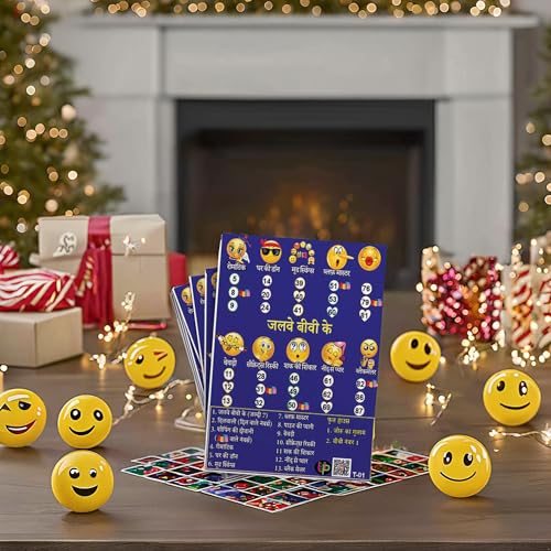 Image of Teen Types of Wives Theme Tambola Tickets (Hindi) - Fun Bingo & Housie Card game for Kitty Party & Family Gatherings | Tambola for Laughter & Entertainment (Set of 15 Tickets)