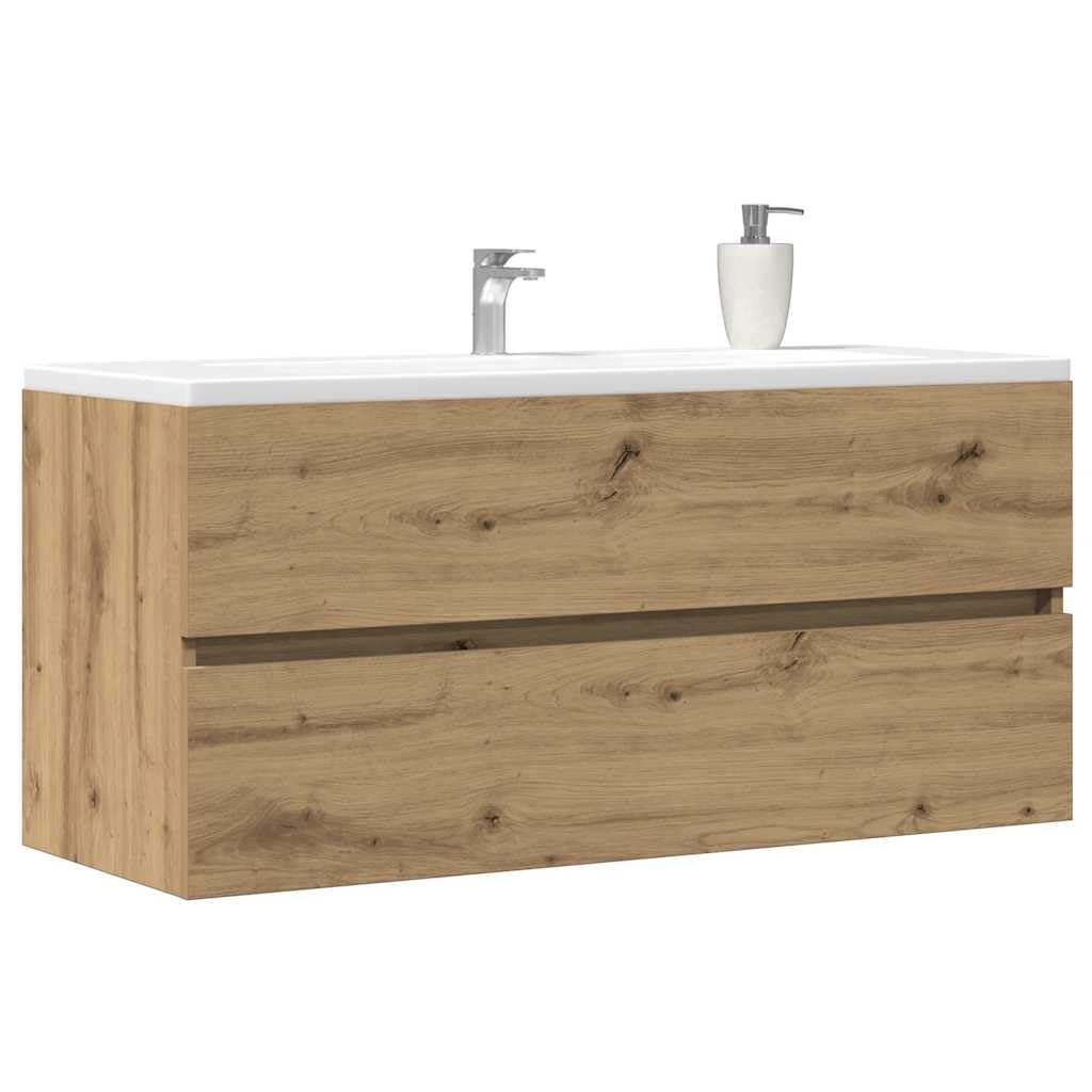 Lavabo 100x38,5x45 cm Madera mecanizada Color roble