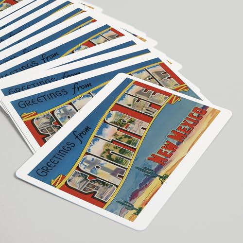Baraja Greetings from Santa Fe, 52 cartas póker miniatura 5