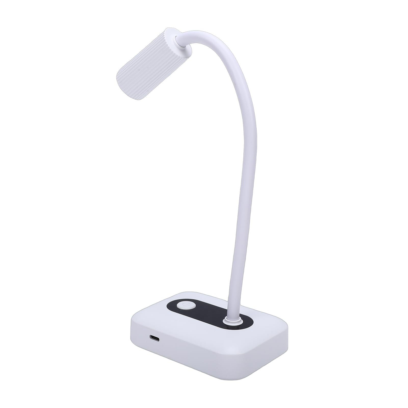 BRRNOO Smart Sensing Nail Lamp, Automatic LED UV Lamp with Adjustable 30s/45s/60s Timer and Bendable Gooseneck, for Gel Polish Nail Tips Glue Curing at Home Salon (White)