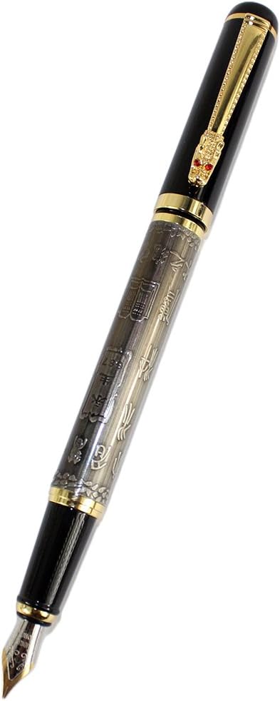 Gullor 687 Chinese characters pattern fountain pen Bahrain Ubuy