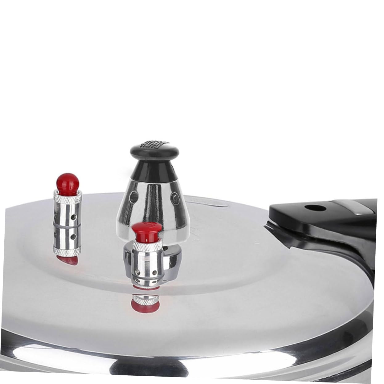 Alipis 15 Ensembles Agrafe Cordon d'alimentation masquage Prise autocuiseur Pressure Cooker Accessoires Valve Jigger de Rechange soupapes de Remplacement de décharge Alliage d'aluminium
