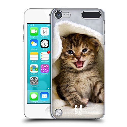 Head Case Designs Kitten In Warm Towel Cats Hard Back Case Compatible for iPod Touch 5G 5th Gen