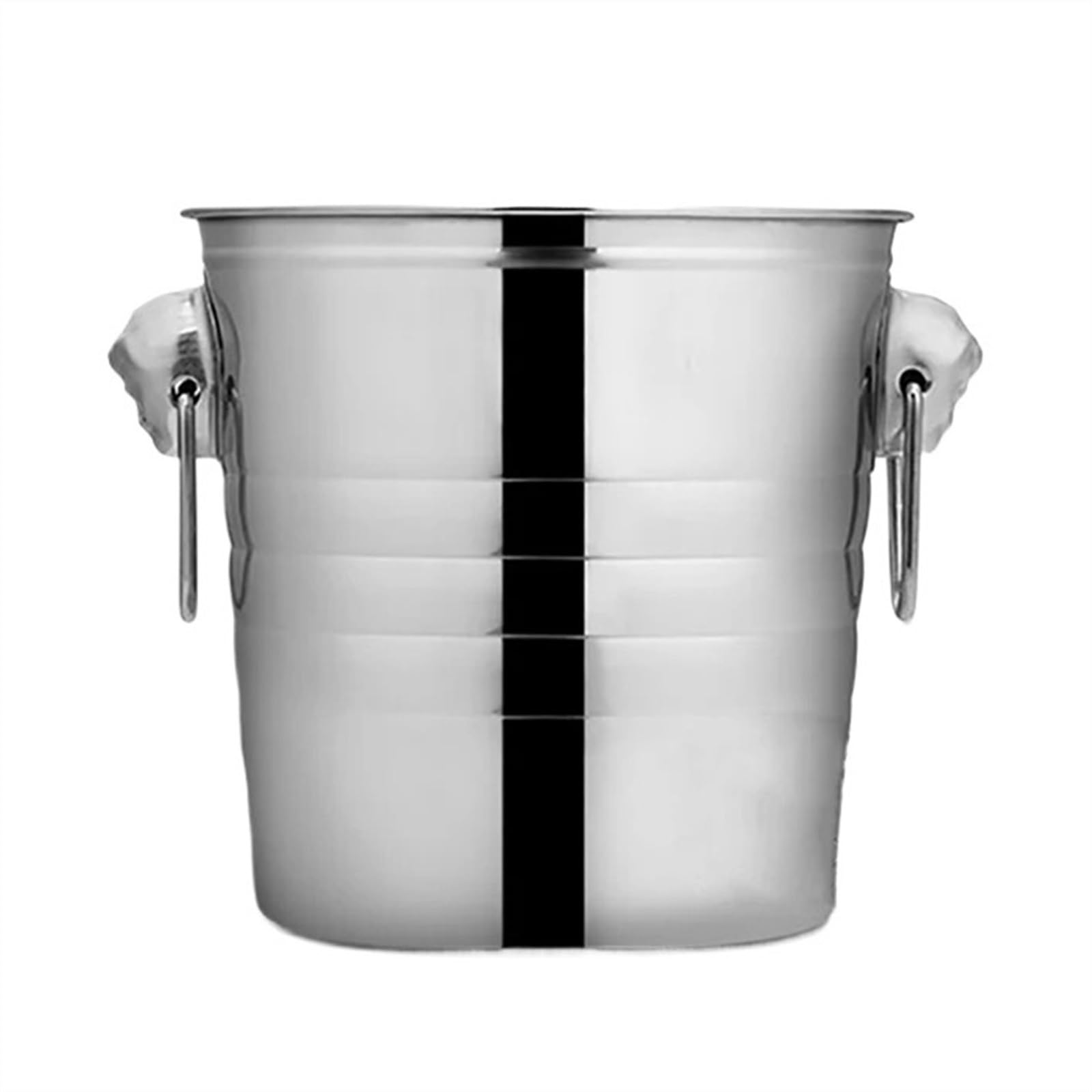 Raffreddatore di Vino Secchiello per ghiaccio grande in acciaio inossidabile, secchiello per ghiaccio per vino, birra, vino, refrigeratore per bottiglie, secchiello per ghiaccio refrigerator(1piece 3.