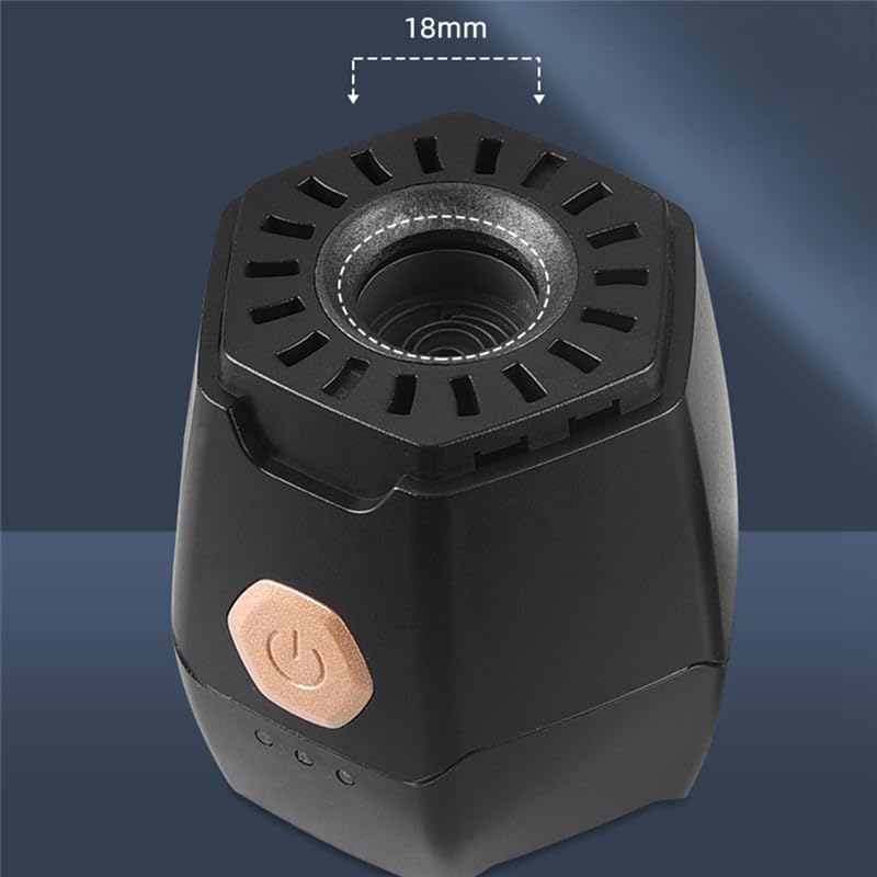 Bruciatore di incenso USB, diffusore elettronico arabo Bakhoor, portatile, per musulmani, per uso domestico, nero