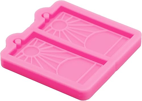 Miniatura 6 de Moldes de aretes de silicona de resina súper brillante para manualidades, para mujer, joyería de moda, moldes de resina epoxi, fabricación de joyas