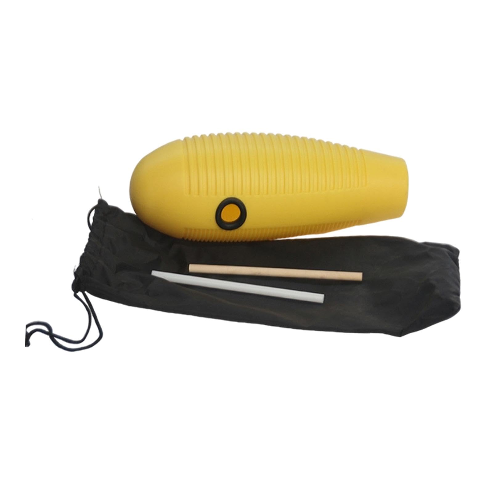 Güiro de Instrumento Latino Herramienta de Entrenamiento Sonajero Educativo Percusión Manual para Mejorar La Comprensión Rítmica Adecuado para Reg, Amarillo