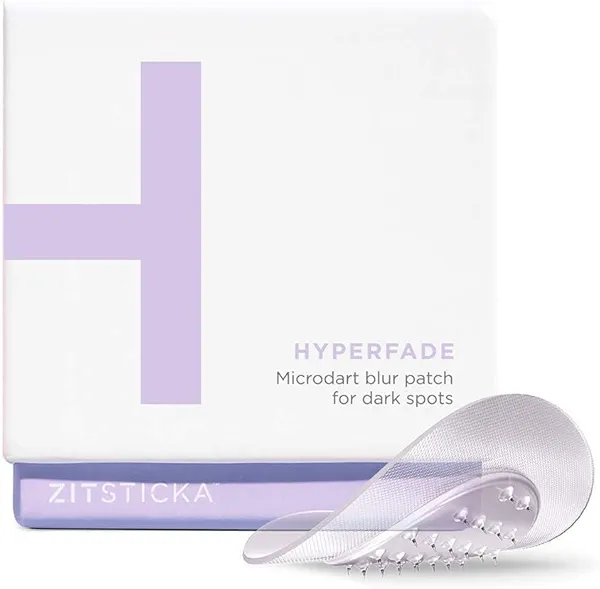 ZitSticka Hyperfade Microdart Pimple Patch, Hydrates & Evens Skin Tone, With Hyaluronic Acid & Vitamin C for Clear, Smooth-Looking Skin (12 Count)