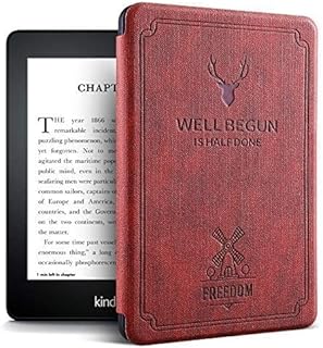 ProElite Amazon Kindle Paperwhite 6.8" 11th Generation, वाइन रेड के लिए स्मार्ट डियर फ्लिप केस कवर [सिग्नेचर एडिशन भी फिट बैठता है]