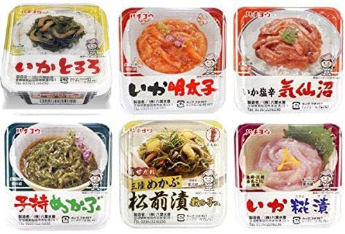Amazon 味便6点セット いかとろろ 180g いか明太子140g いか塩辛140g 子持めかぶ180g 三陸めかぶ松前漬け140g いか糀漬140g 2セット 八葉水産 気仙沼のおいしい魅力を詰め込んだ珍味堪能セット 気仙沼ブランド 塩辛 珍味 通販