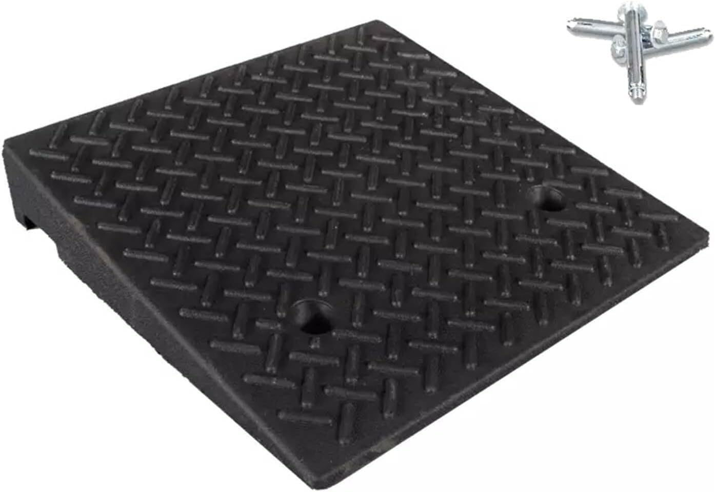 Rampe for fauteuil roulant et poussette pour franchir les seuils de maison