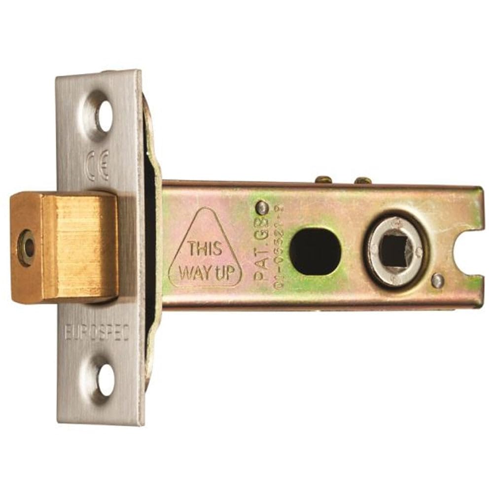 Loops Bright Stainless Steel 64Mm Tubular Deadbolt Lock & 5Mm Follower - Bathroom Turn